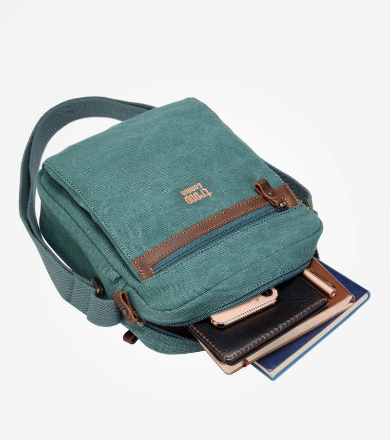 Troop London Classic Canvas Across Body Bag