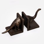 Cast Iron Brontosaurus Bookends