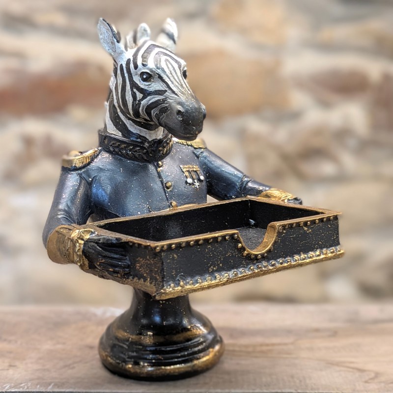 Gentry Zebra Card Holder / Sweet Tray