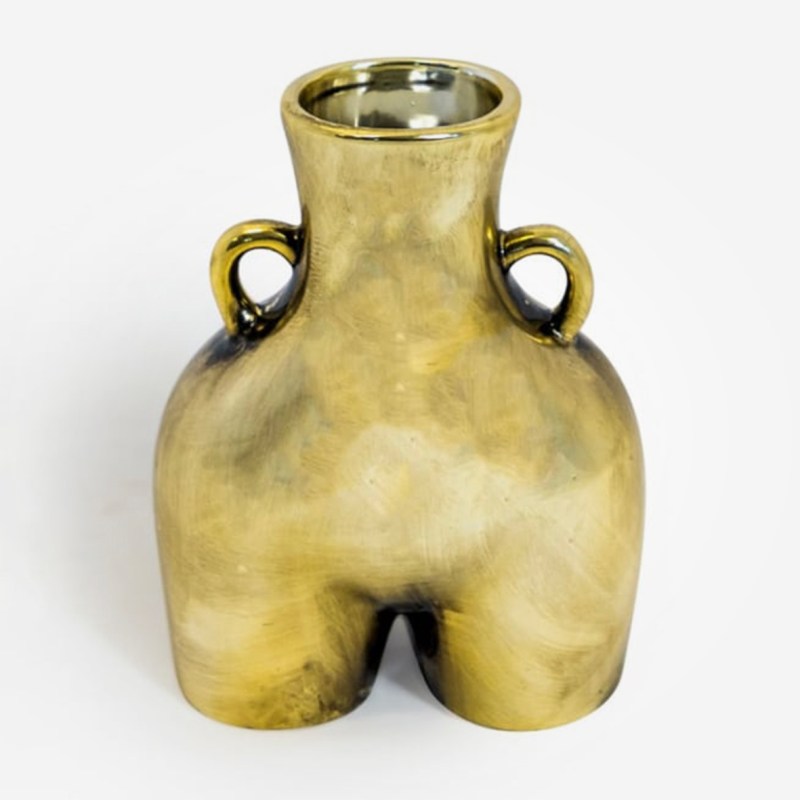 Gold Medium ‘Love Handles’ Vase