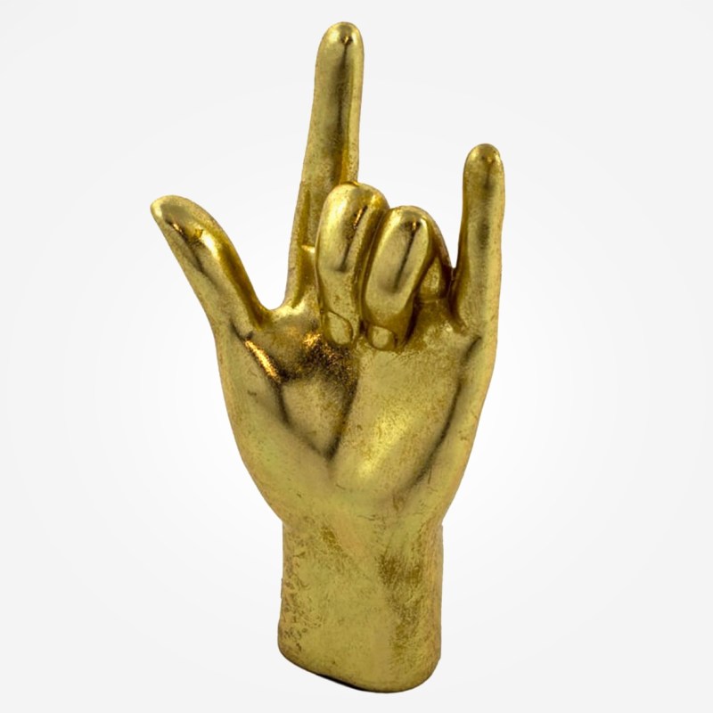 Gold 'Rock On' Hand Figure