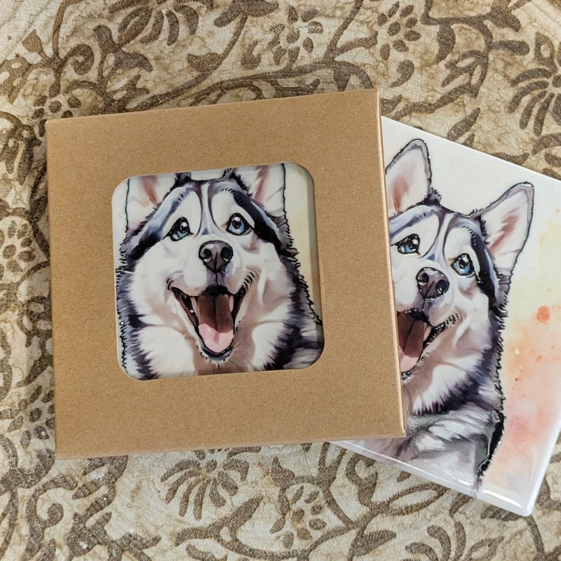 Husky ceramistone coasters