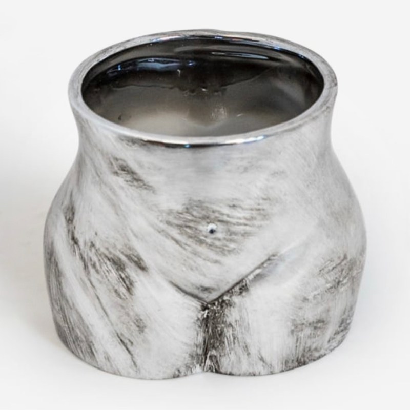 Medium Silver Booty Pot