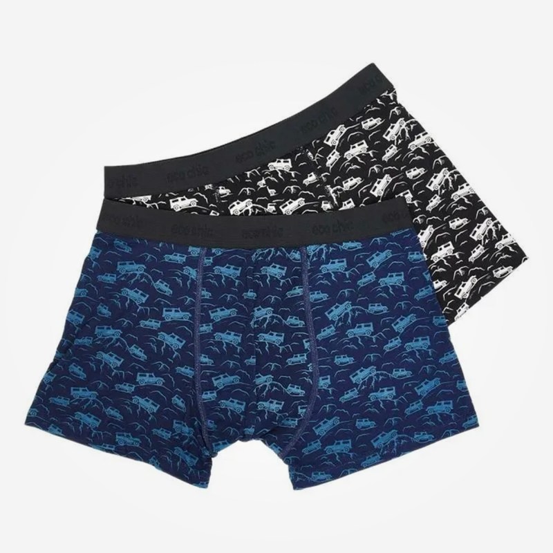 Eco Chic Men's Landrover Bamboo Boxers