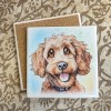 Poodle Cross ceramistone coasters