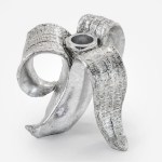 Silver Banana Candle Holder