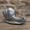 Silver Snail Figure
