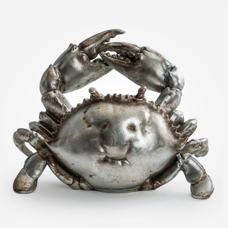 Silver Thirsty Crab Bottle Holder