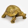 Small Gold Tortoise Figure