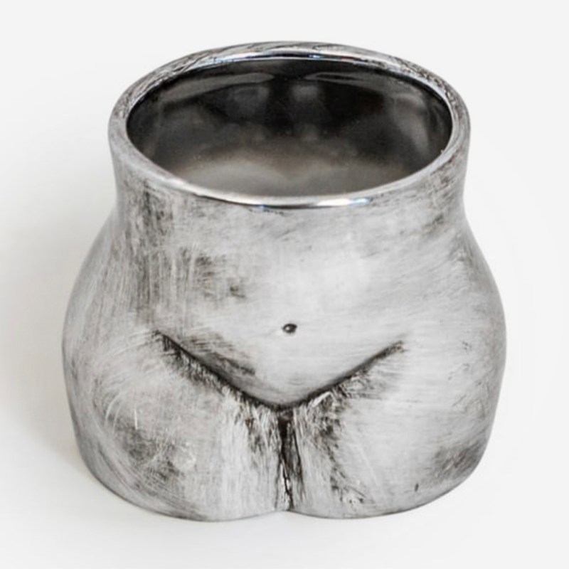 Small Silver Booty Pot