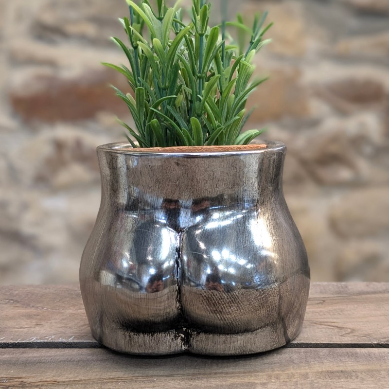 Small Silver Booty Pot