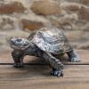 Small Silver Tortoise Figure