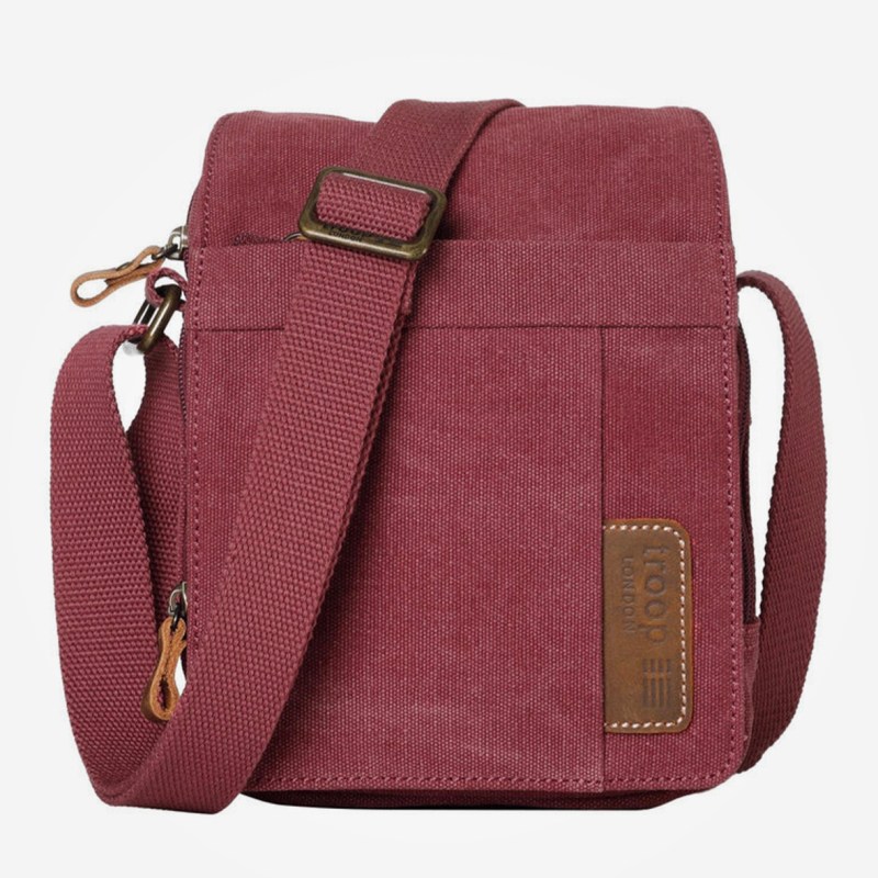 Troop London Classic Canvas Across Body Bag