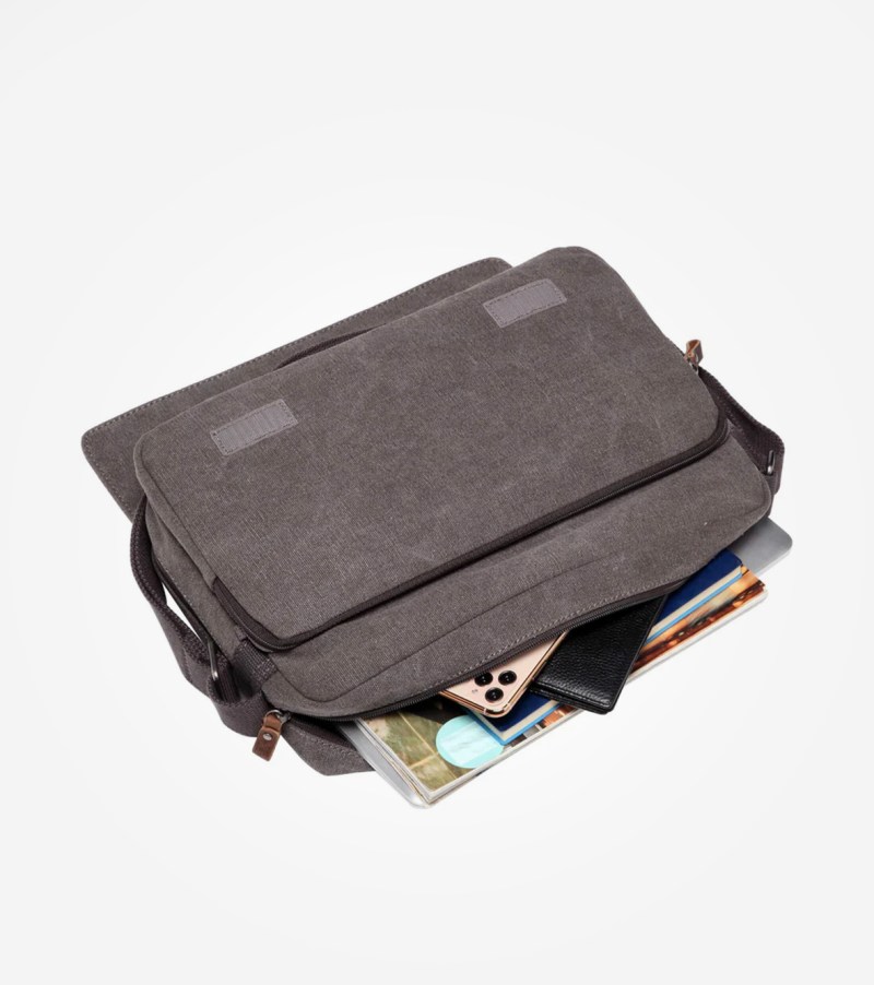 Troop London Classic Canvas Messenger Bag
