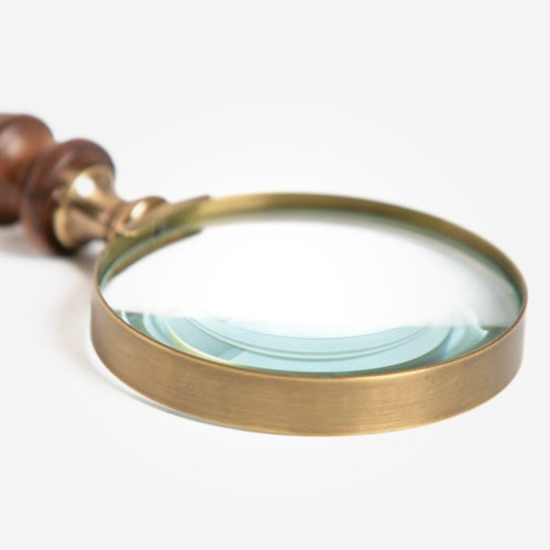 Traditional Magnifying Glass with Wooden Handle