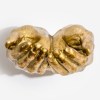 Wall Mounted Gold Hands Bowl