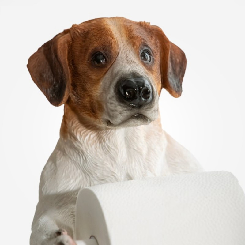 Helpful Hound Toilet Roll Holder