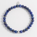 FOXY SHOPPING Lapis Lazuli Beaded Bracelet
