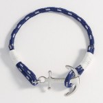 FOXY SHOPPING Men's Anchor Rope Bracelet