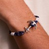FOXY SHOPPING Men's Anchor Rope Bracelet