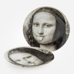 Mona Lisa Plate 7" Tongue Out
