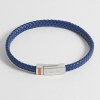 FOXY SHOPPING Navy Wrap Bracelet With Enamel Detail