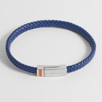 FOXY SHOPPING Navy Wrap Bracelet With Enamel Detail