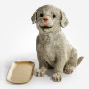 Silver Labrador Holding Tray